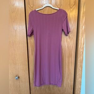 Pink Short Sleeve Dress. Size Medium Tall